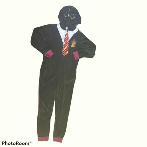 HARRY POTTER GRYFFINDOR HOODED ONSIE - S/M - Picture 3 of 13